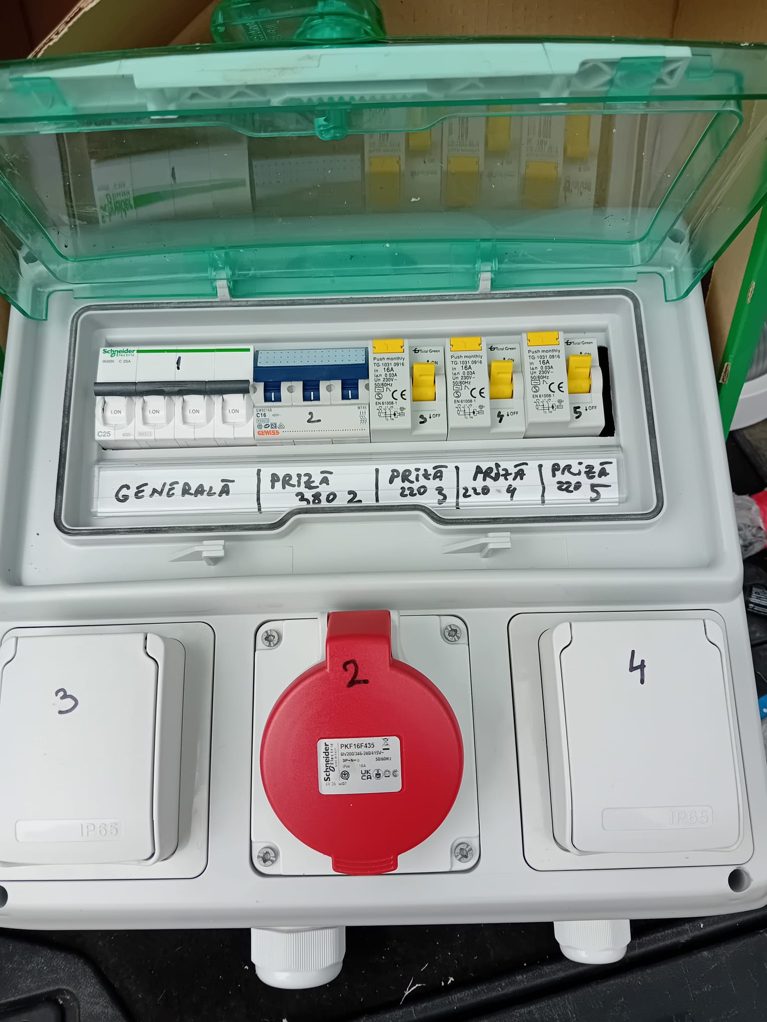 Tablou electric Schrack montat